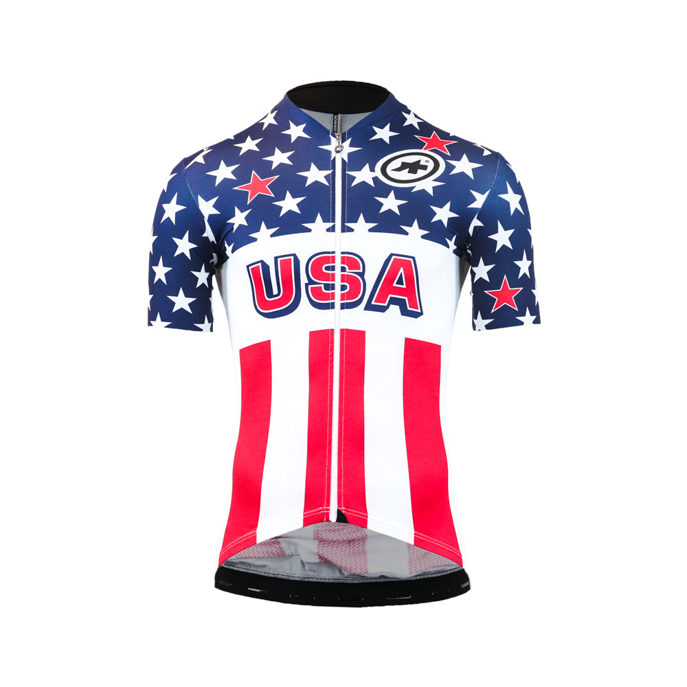Assos Short Sleeve Jersey - USA Cycling - National Champion – CYKOM