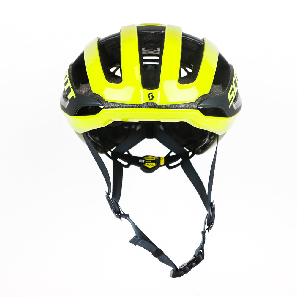 Scott Centric PLUS Helmet - Yellow RC/Dark Grey - Mitchelton-Scott